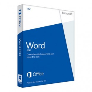 Microsoft Word 2013 для дома (электронная лицензия)