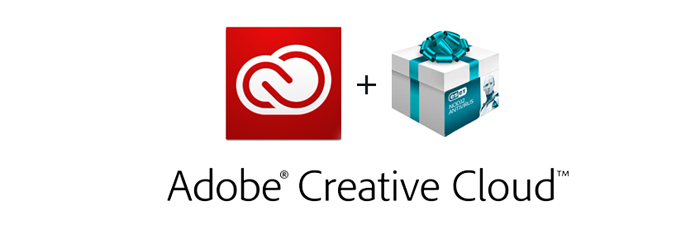 Акция! При покупке подписки Adobe Creative Cloud – антивирус ESET NOD32 в подарок!